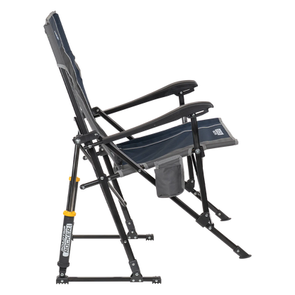 Heavy-Duty Freestyle RoadTrip Rocker - Choice 855 - Patented Spring-Action Rocking Chair for Camping Detail
