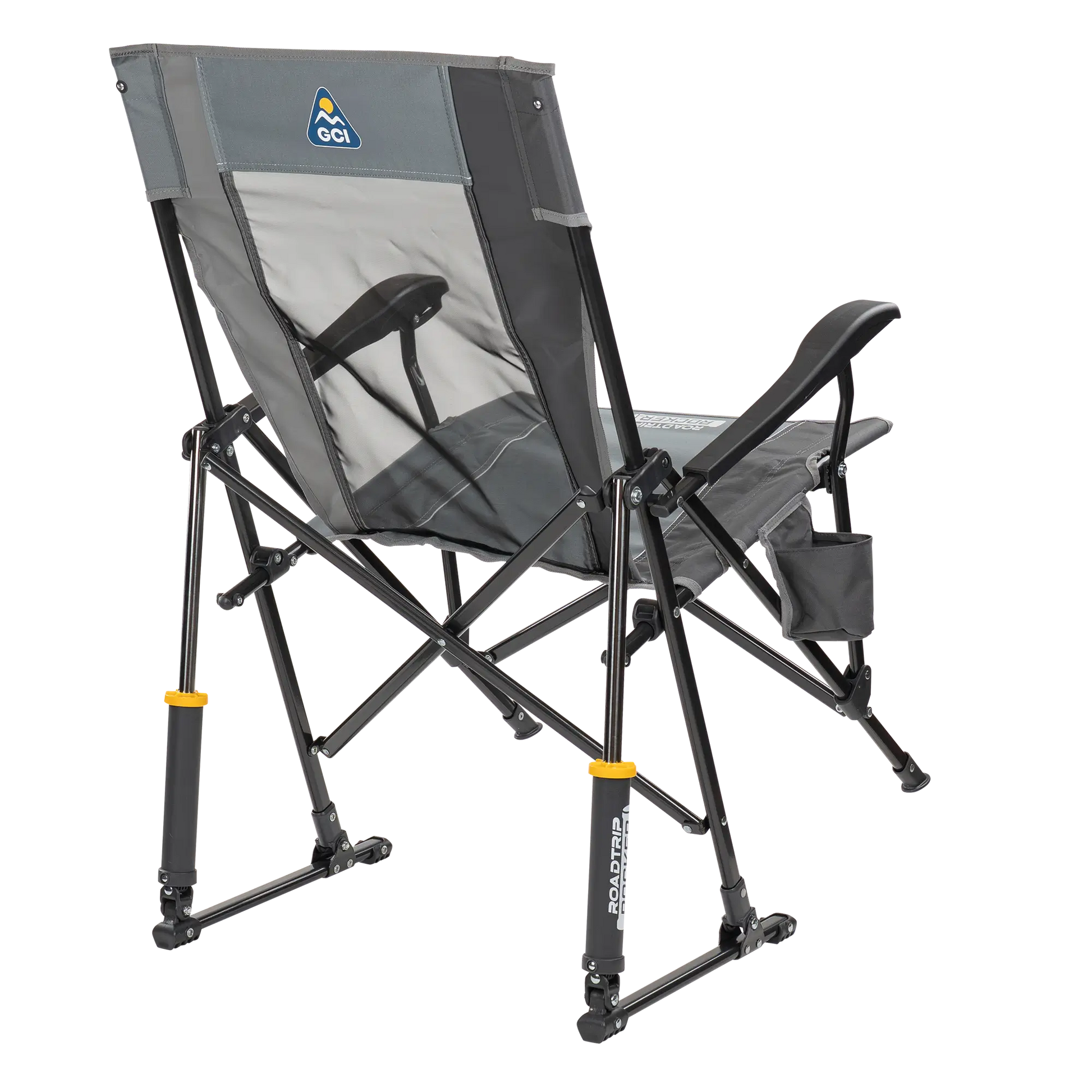Heavy-Duty Freestyle RoadTrip Rocker - Choice 855 - Patented Spring-Action Rocking Chair for Camping Detail