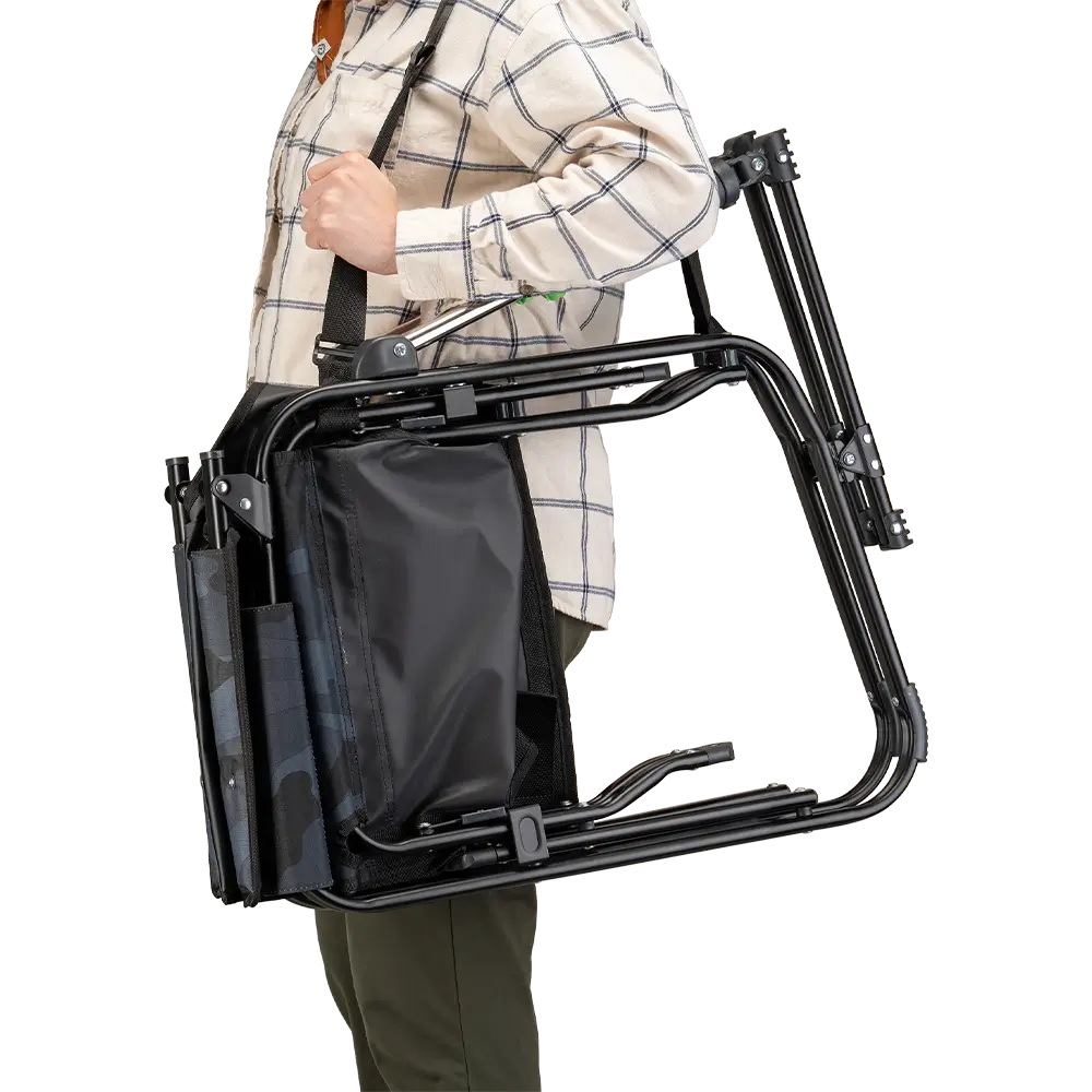 Luxury Camp Stowaway Rocker - Choice 794 - Freestyle Rocker Portable Outdoor Folding Chair Detail