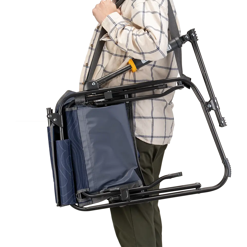 Luxury Camp Stowaway Rocker - Choice 794 - Freestyle Rocker Portable Outdoor Folding Chair Detail