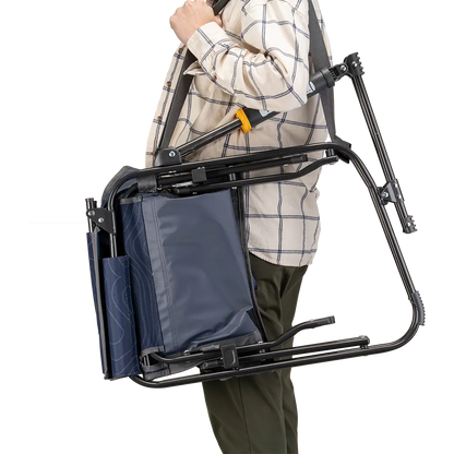 Luxury Camp Stowaway Rocker - Choice 794 - Freestyle Rocker Portable Outdoor Folding Chair Detail