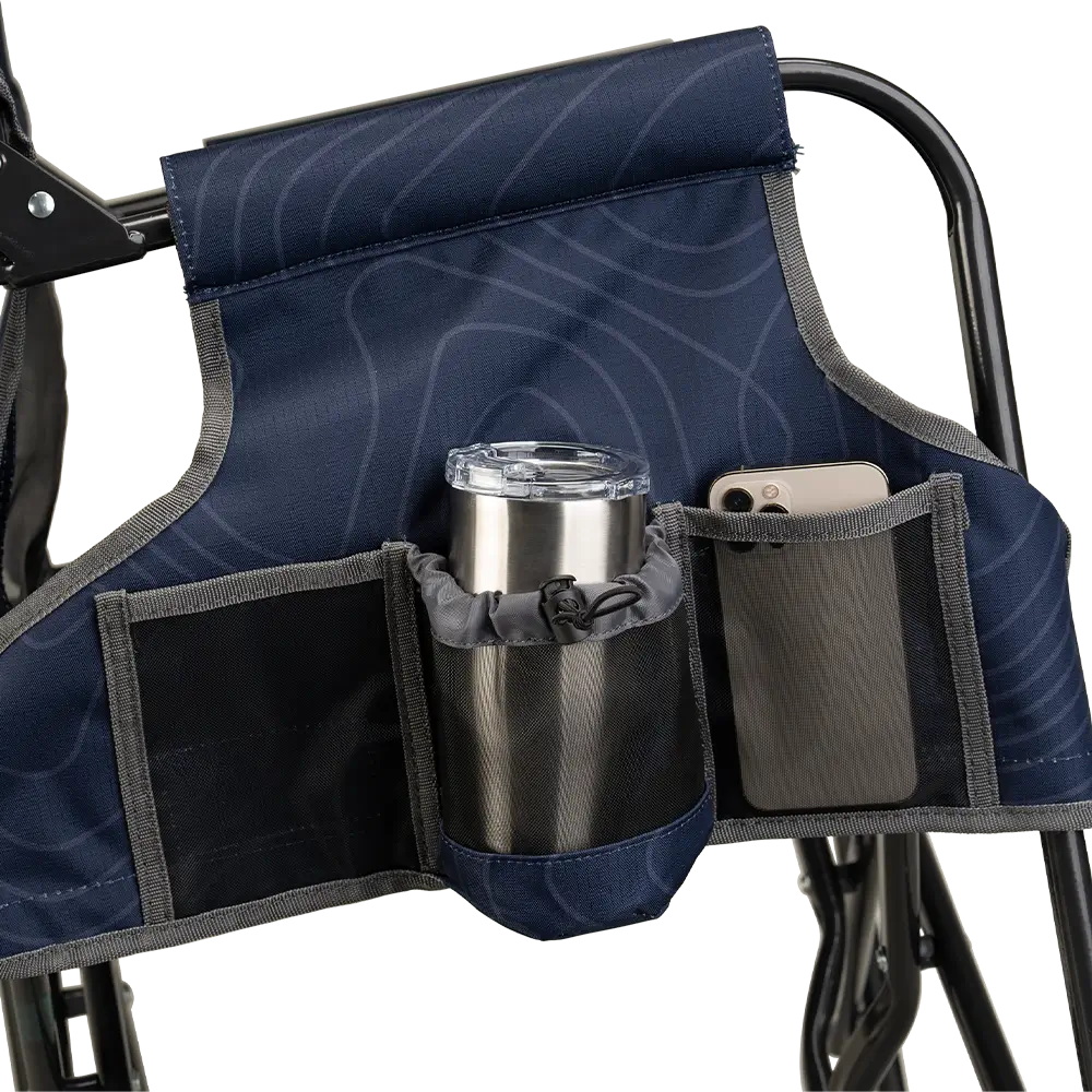 Luxury Camp Stowaway Rocker - Choice 794 - Freestyle Rocker Portable Outdoor Folding Chair Detail