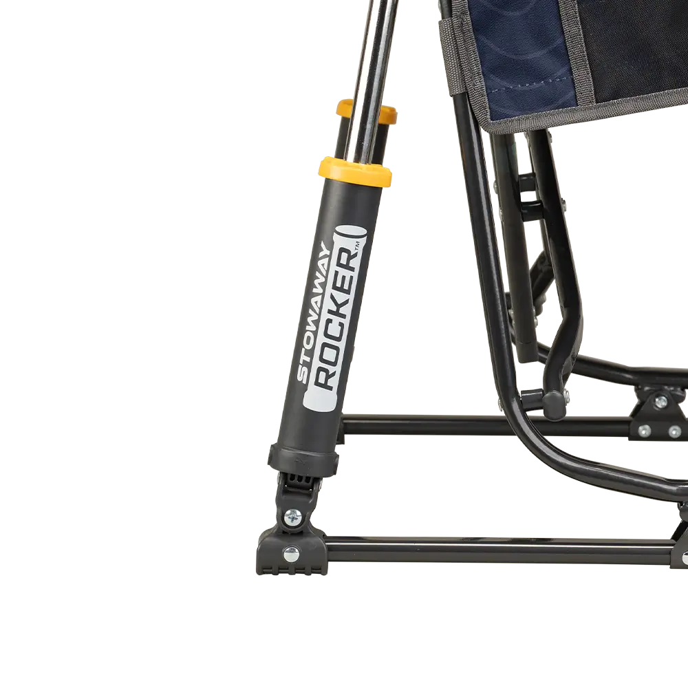 Luxury Camp Stowaway Rocker - Choice 794 - Freestyle Rocker Portable Outdoor Folding Chair Detail