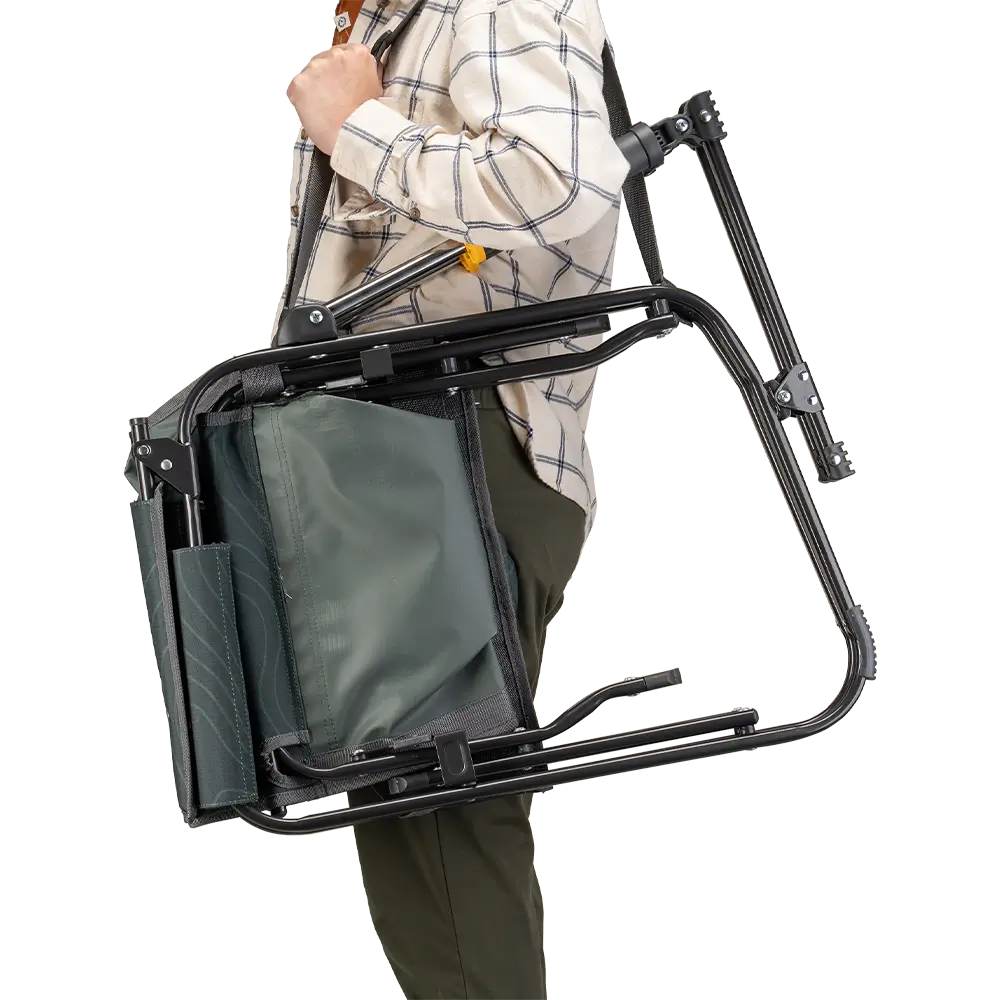 Luxury Camp Stowaway Rocker - Choice 794 - Freestyle Rocker Portable Outdoor Folding Chair Detail