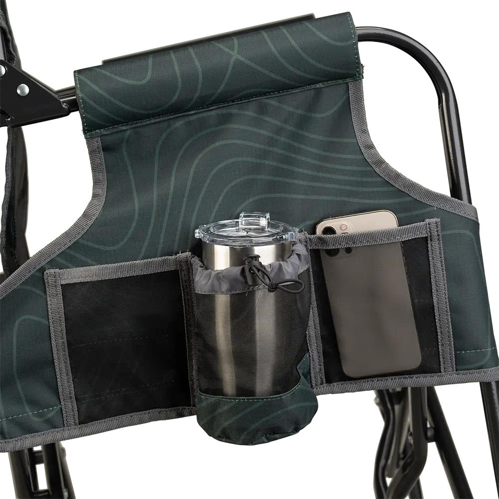 Luxury Camp Stowaway Rocker - Choice 794 - Freestyle Rocker Portable Outdoor Folding Chair Detail