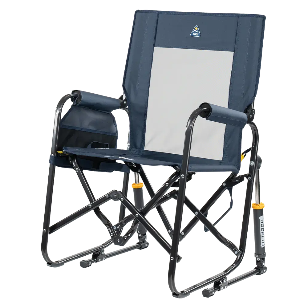 Luxury Camp Stowaway Rocker - Choice 794 - Freestyle Rocker Portable Outdoor Folding Chair Detail