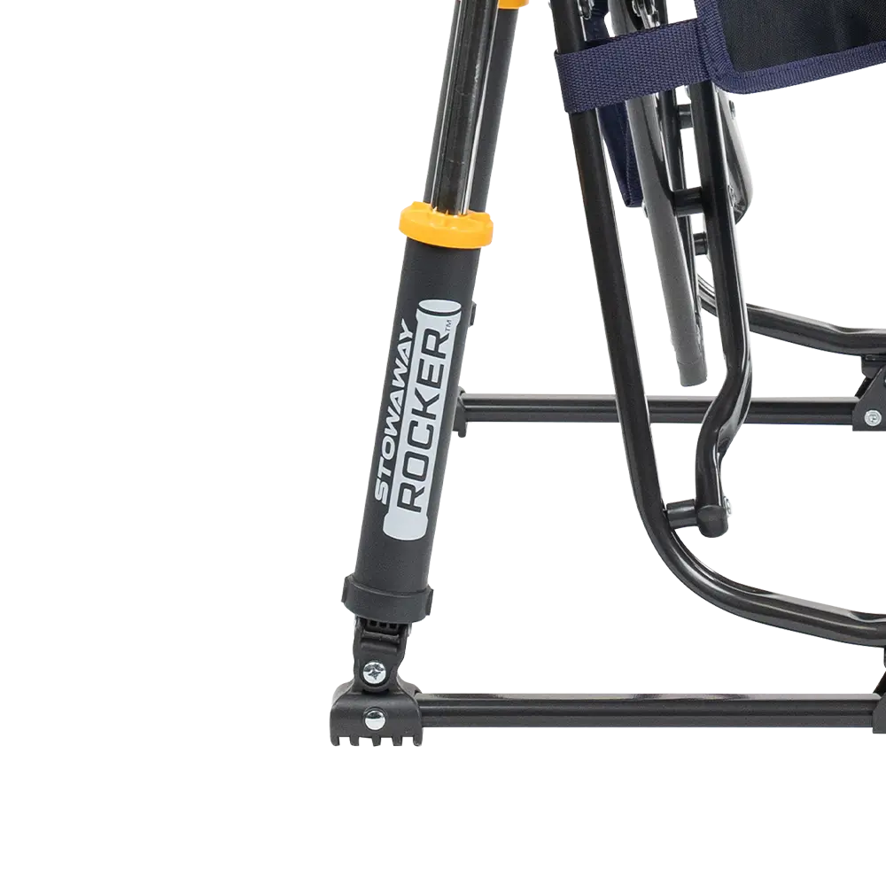 Luxury Camp Stowaway Rocker - Choice 794 - Freestyle Rocker Portable Outdoor Folding Chair Detail