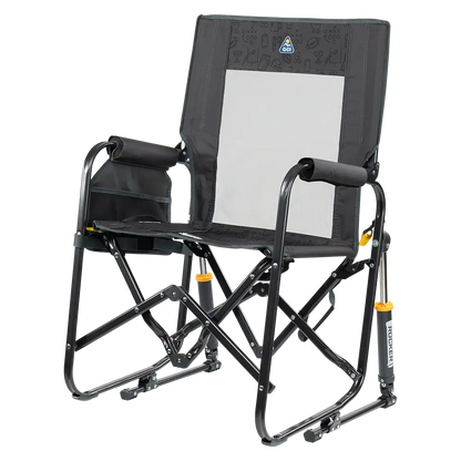 Luxury Camp Stowaway Rocker - Choice 794 - Freestyle Rocker Portable Outdoor Folding Chair Detail