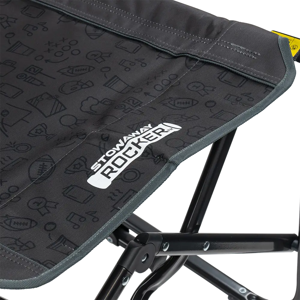 Luxury Camp Stowaway Rocker - Choice 794 - Freestyle Rocker Portable Outdoor Folding Chair Detail