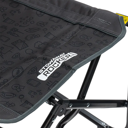 Luxury Camp Stowaway Rocker - Choice 794 - Freestyle Rocker Portable Outdoor Folding Chair Detail