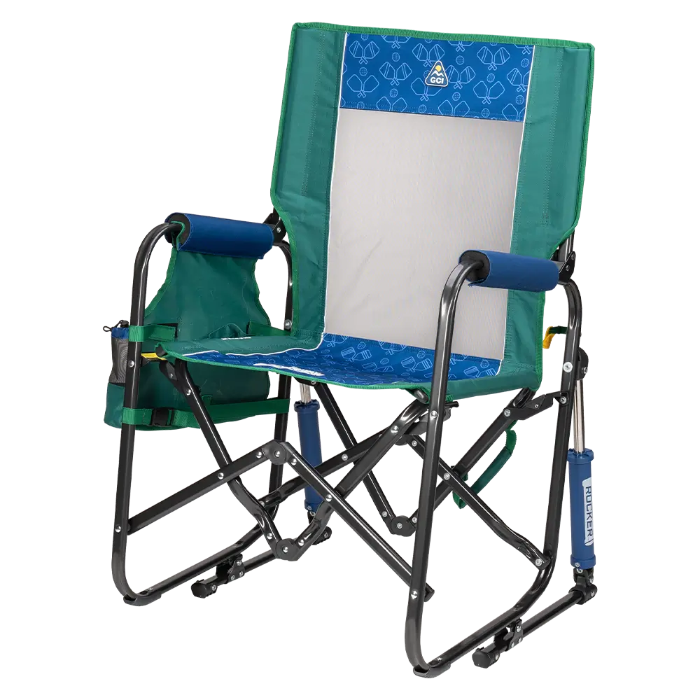 Luxury Camp Stowaway Rocker - Choice 794 - Freestyle Rocker Portable Outdoor Folding Chair Detail