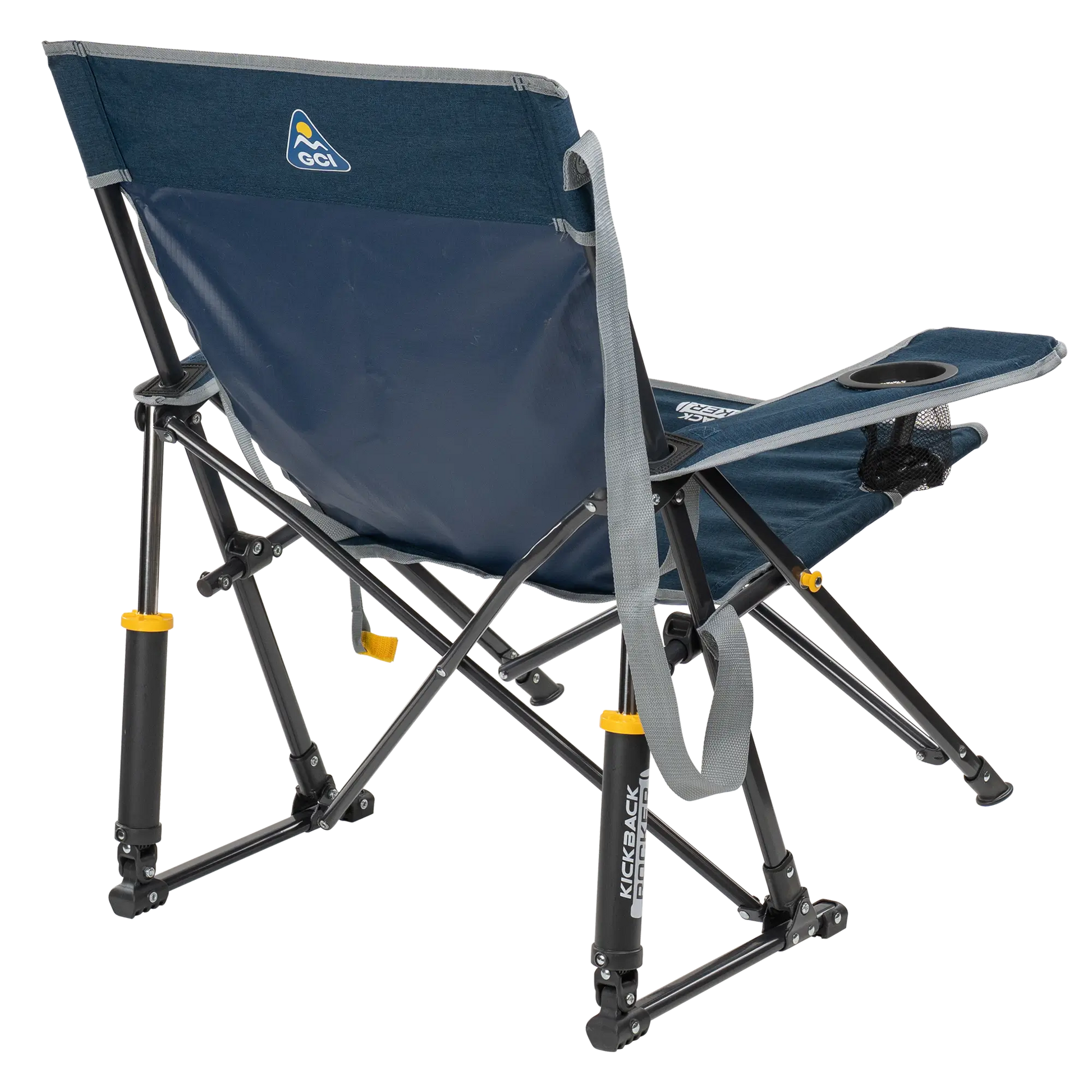 Smooth Motion Kickback Rocker - Choice 345 - Patented Spring-Action Rocking Chair for Camping Detail