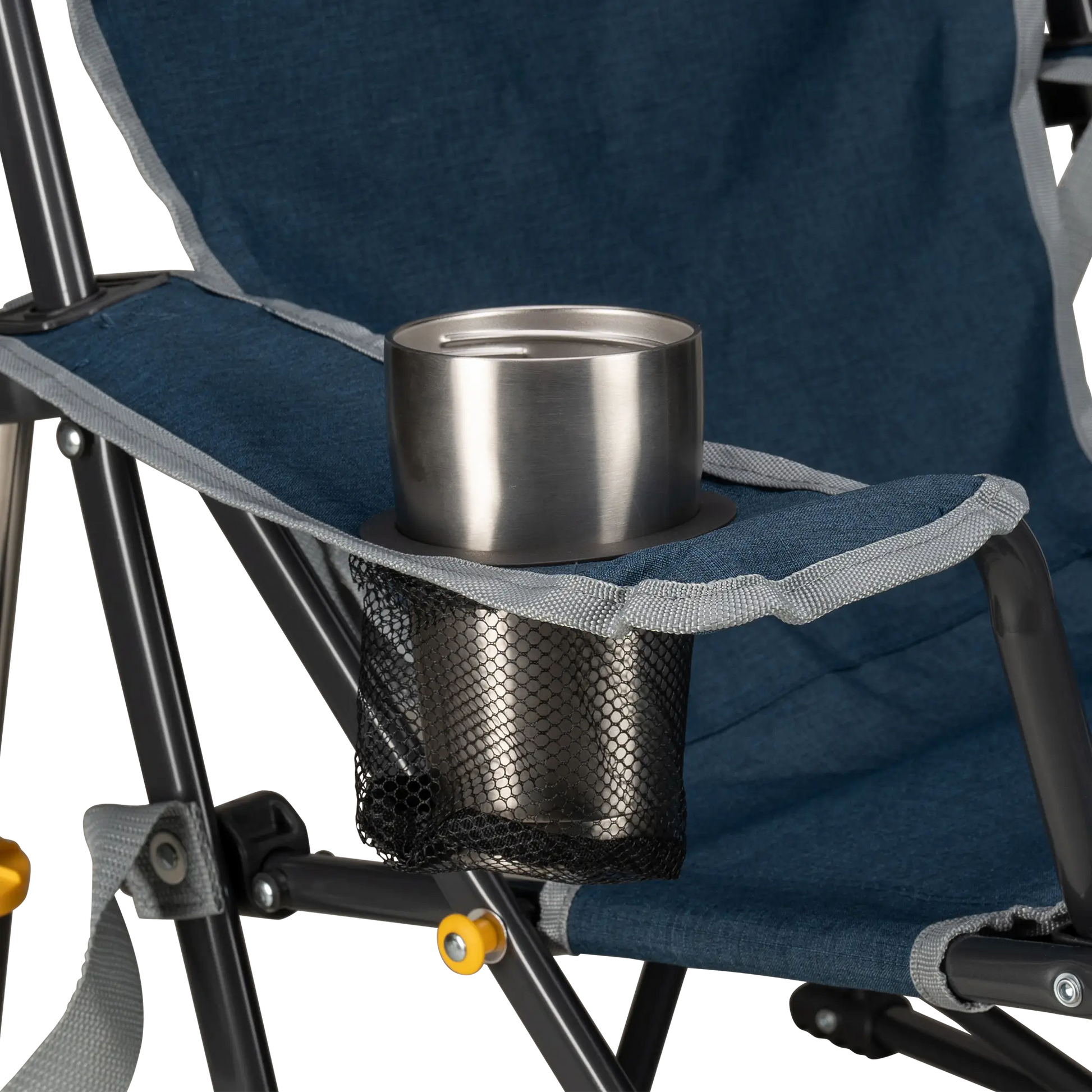 Smooth Motion Kickback Rocker - Choice 345 - Patented Spring-Action Rocking Chair for Camping Detail
