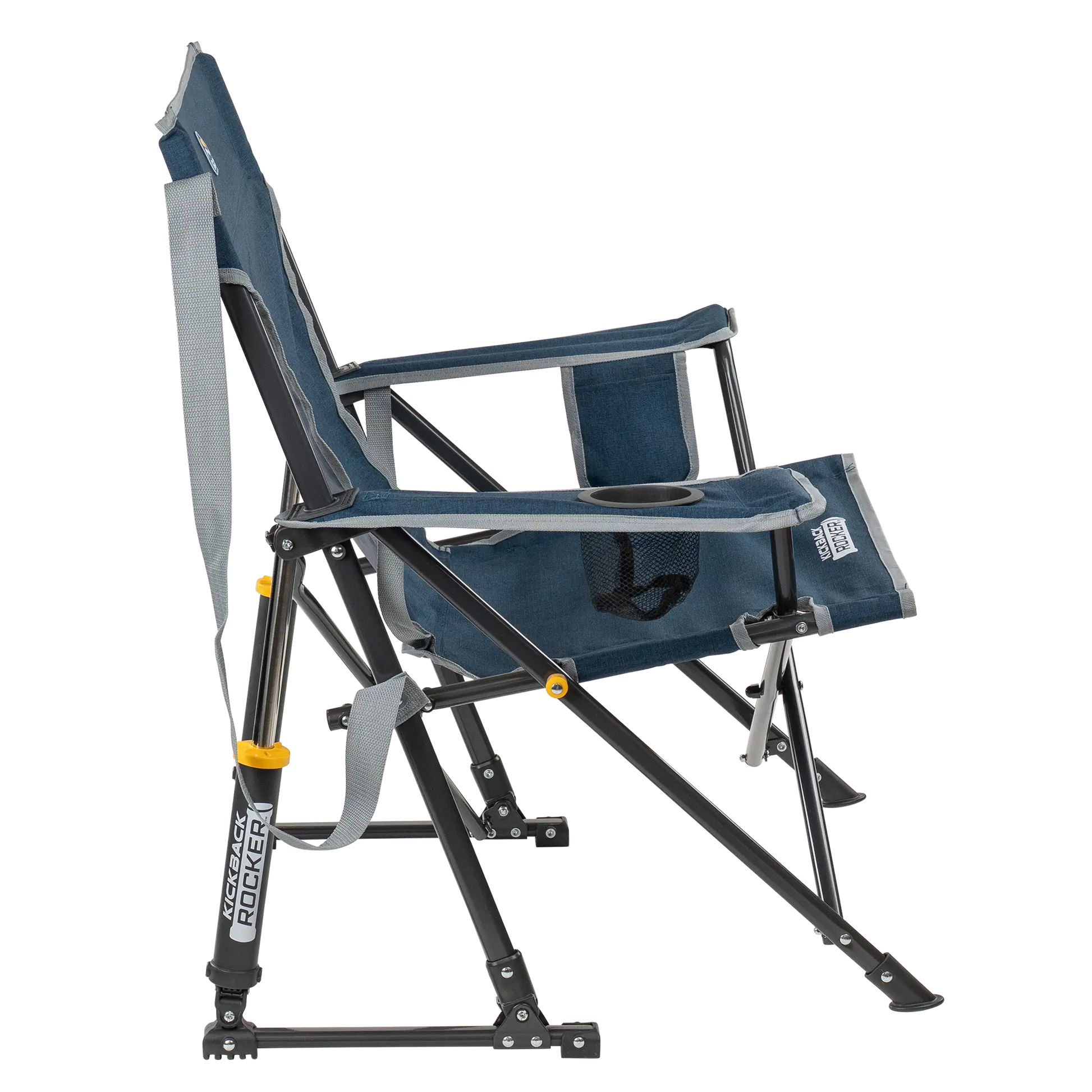 Smooth Motion Kickback Rocker - Choice 345 - Patented Spring-Action Rocking Chair for Camping Detail
