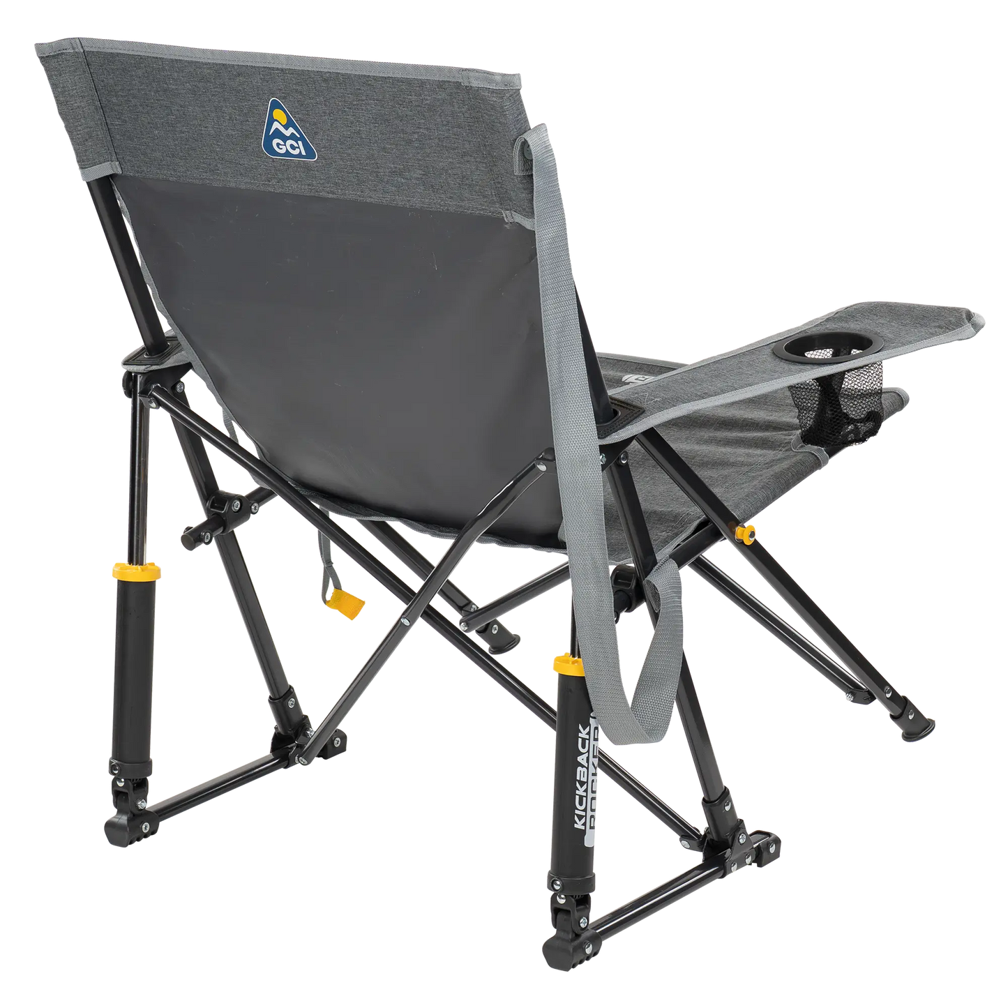 Smooth Motion Kickback Rocker - Choice 345 - Patented Spring-Action Rocking Chair for Camping Detail
