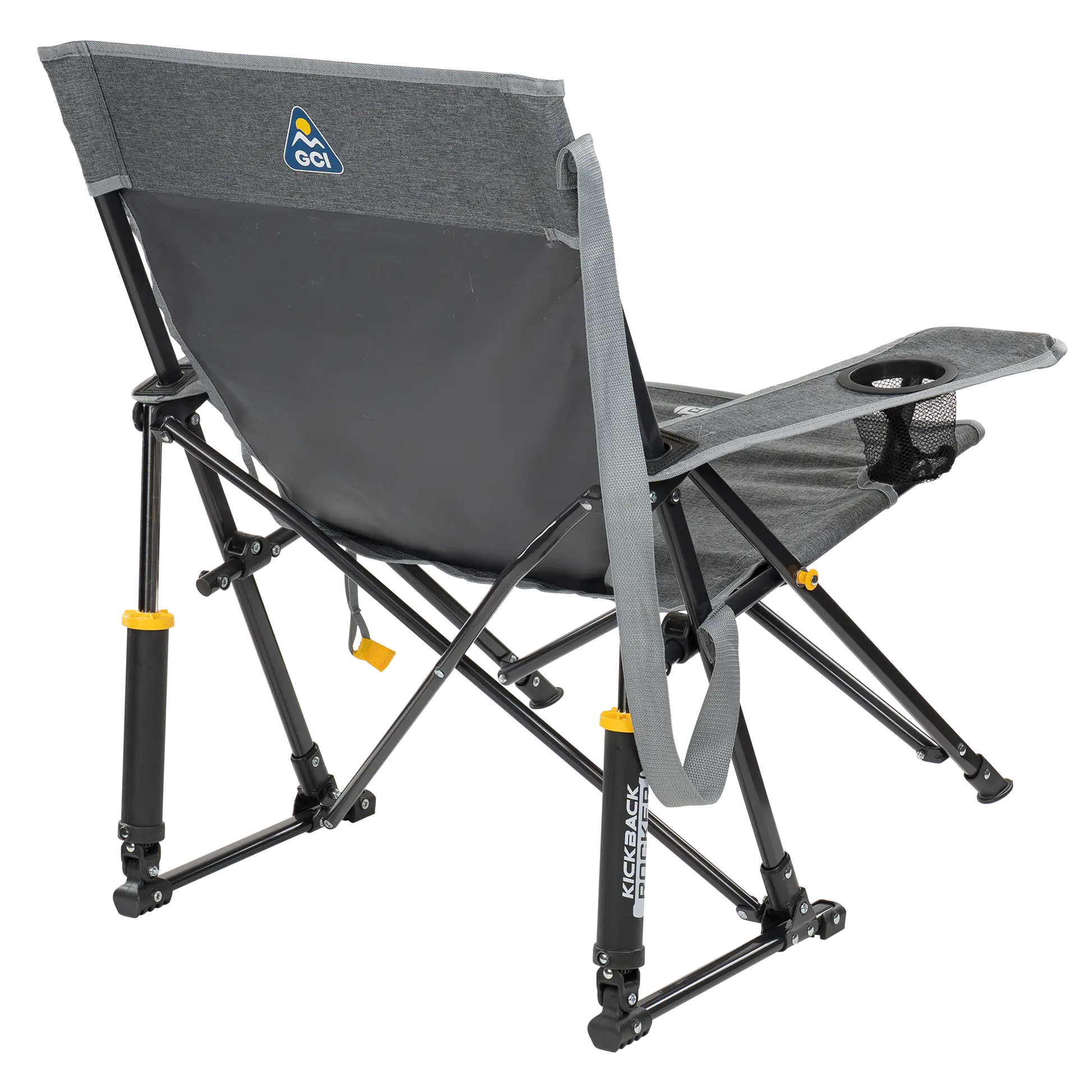 Smooth Motion Kickback Rocker - Choice 345 - Patented Spring-Action Rocking Chair for Camping Detail