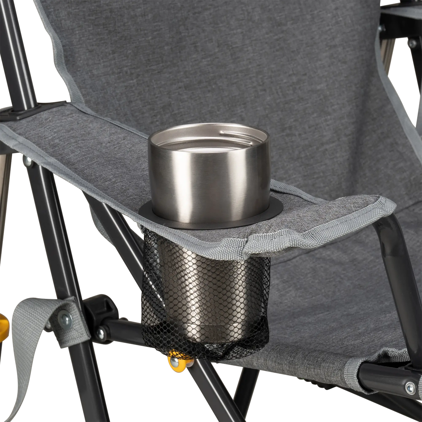 Smooth Motion Kickback Rocker - Choice 345 - Patented Spring-Action Rocking Chair for Camping Detail