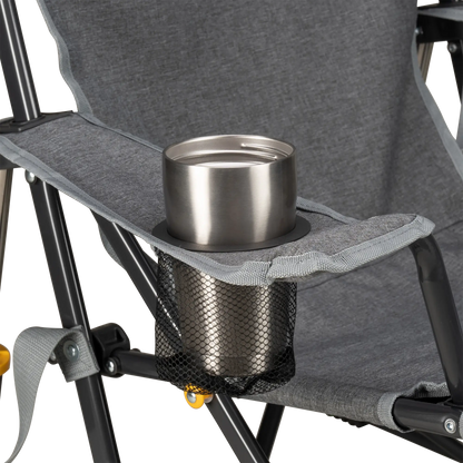 Smooth Motion Kickback Rocker - Choice 345 - Patented Spring-Action Rocking Chair for Camping Detail