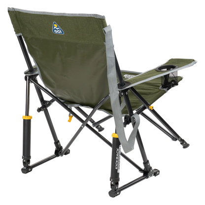 Smooth Motion Kickback Rocker - Choice 345 - Patented Spring-Action Rocking Chair for Camping Detail