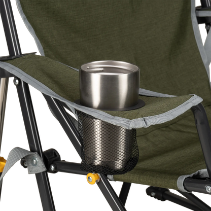 Smooth Motion Kickback Rocker - Choice 345 - Patented Spring-Action Rocking Chair for Camping Detail