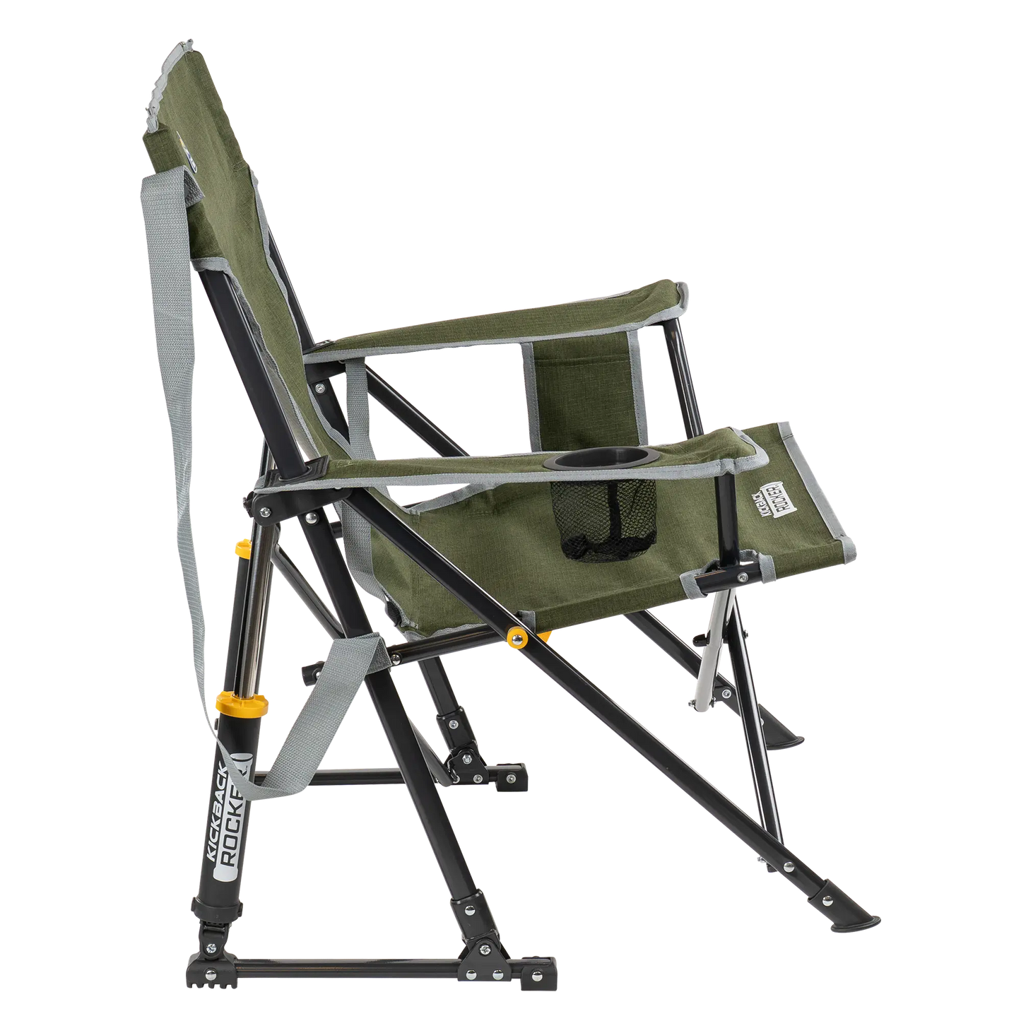 Smooth Motion Kickback Rocker - Choice 345 - Patented Spring-Action Rocking Chair for Camping Detail