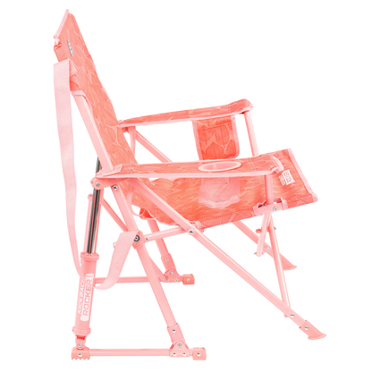 Smooth Motion Kickback Rocker - Choice 345 - Patented Spring-Action Rocking Chair for Camping Detail