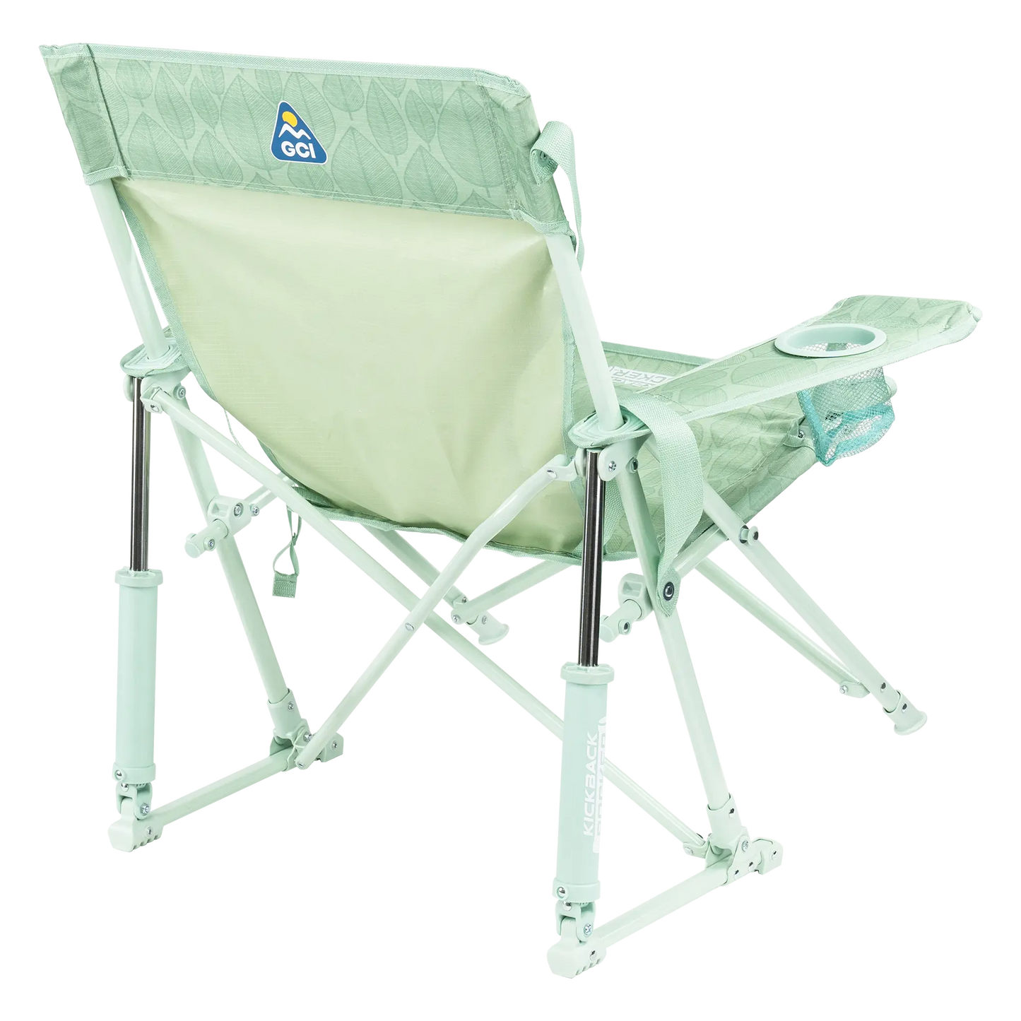 Smooth Motion Kickback Rocker - Choice 345 - Patented Spring-Action Rocking Chair for Camping Detail