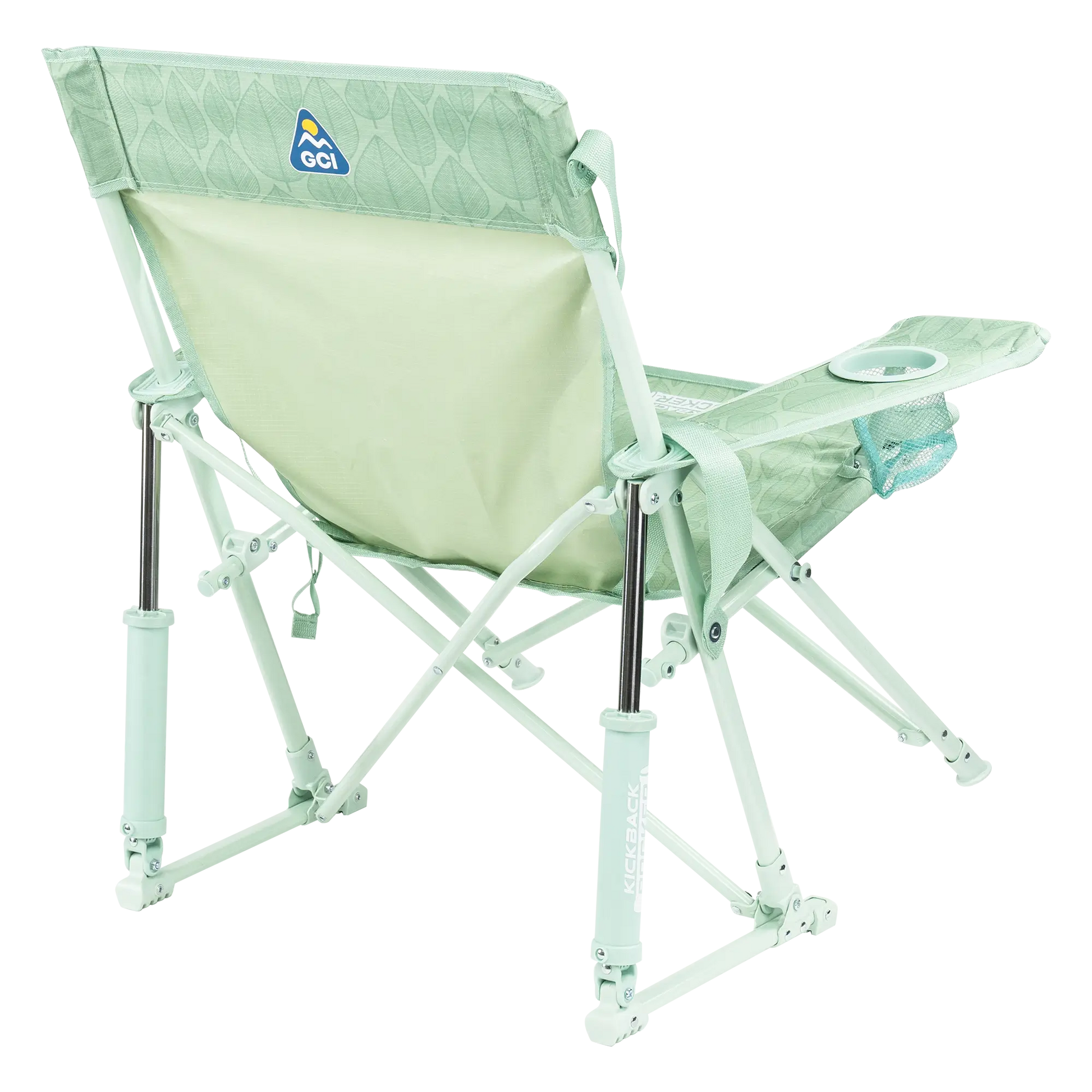 Smooth Motion Kickback Rocker - Choice 345 - Patented Spring-Action Rocking Chair for Camping Detail