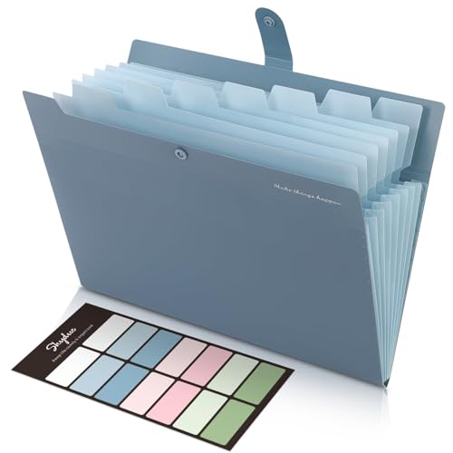 Eco-Friendly SKYDUE Expanding File Organizer with 8 Pockets, for Daily Use
