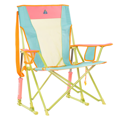 Heavy-Duty Freestyle Comfort Pro Rocker - Choice 375 - Freestyle Rocker Portable Outdoor Folding Chair - Sweet Tea