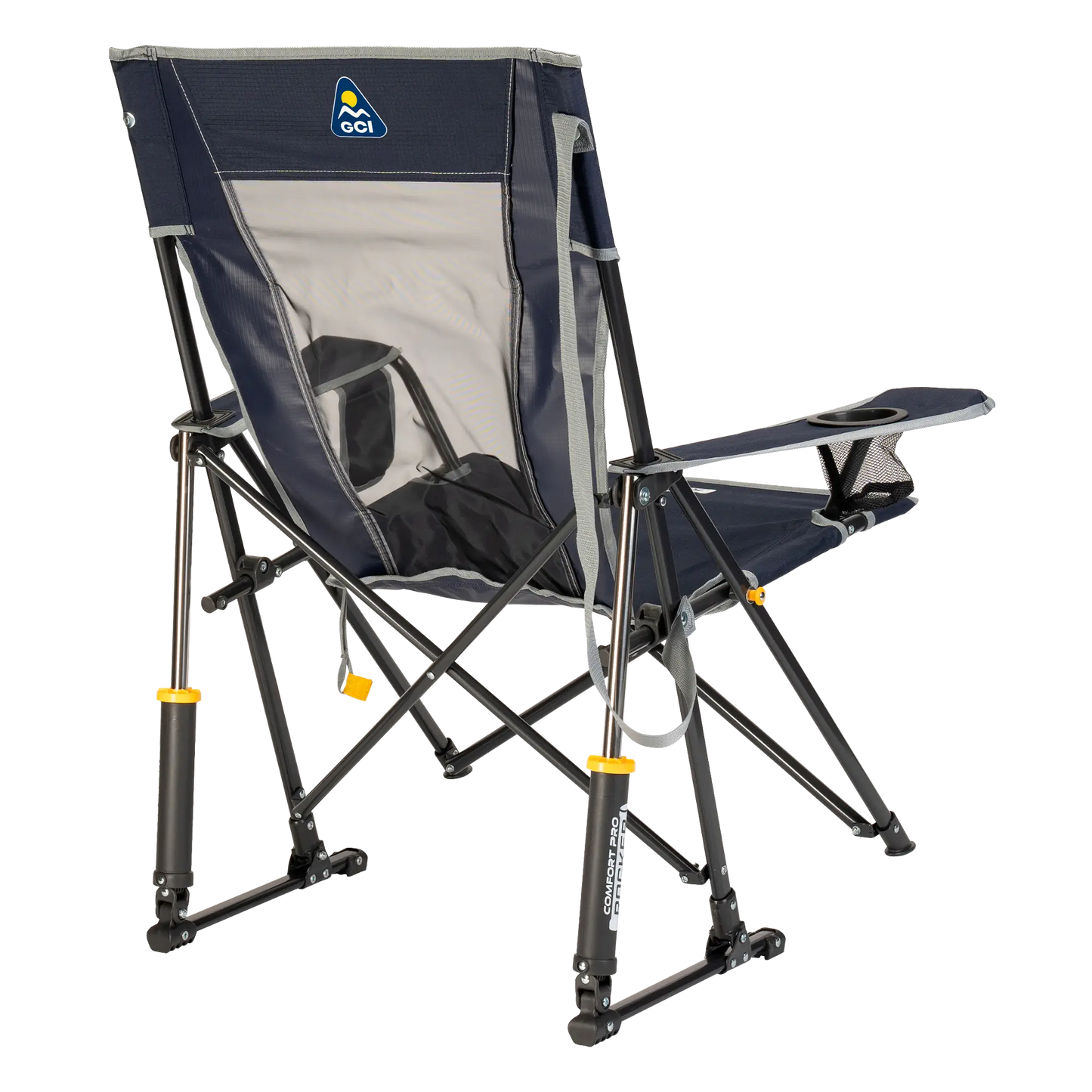 Heavy-Duty Freestyle Comfort Pro Rocker - Choice 375 - Freestyle Rocker Portable Outdoor Folding Chair Detail