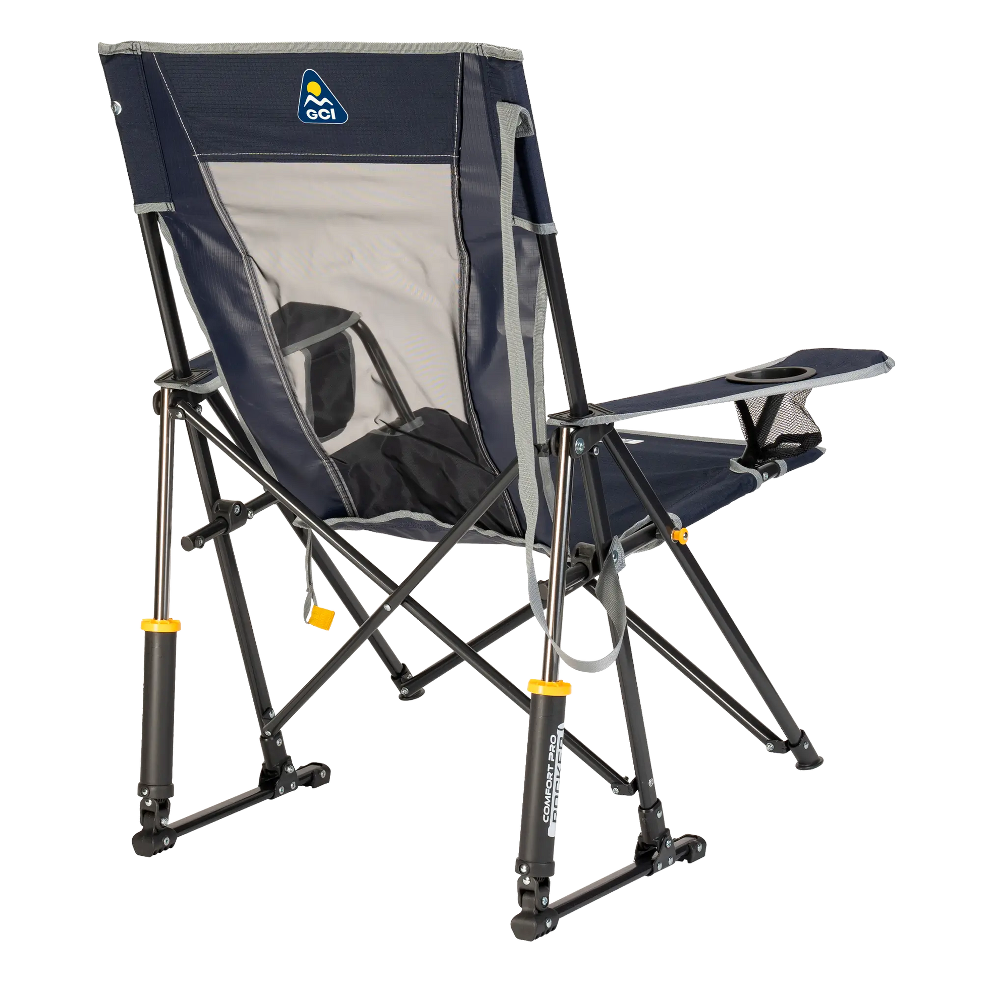 Heavy-Duty Freestyle Comfort Pro Rocker - Choice 375 - Freestyle Rocker Portable Outdoor Folding Chair Detail