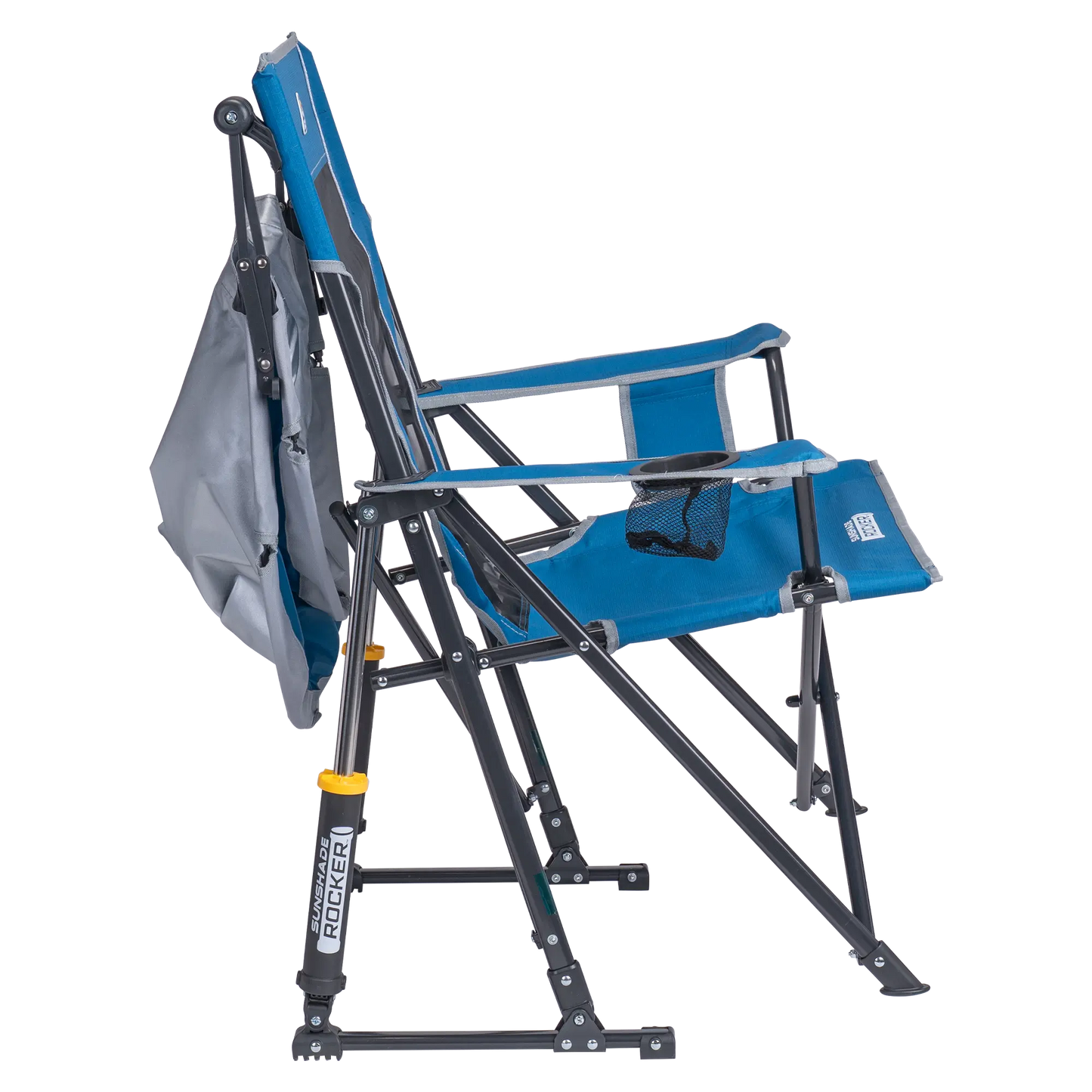 Premium All-Weather SunShade Rocker - Choice 550 - RoadTrip Rocker Smooth Motion Camp Chair Detail