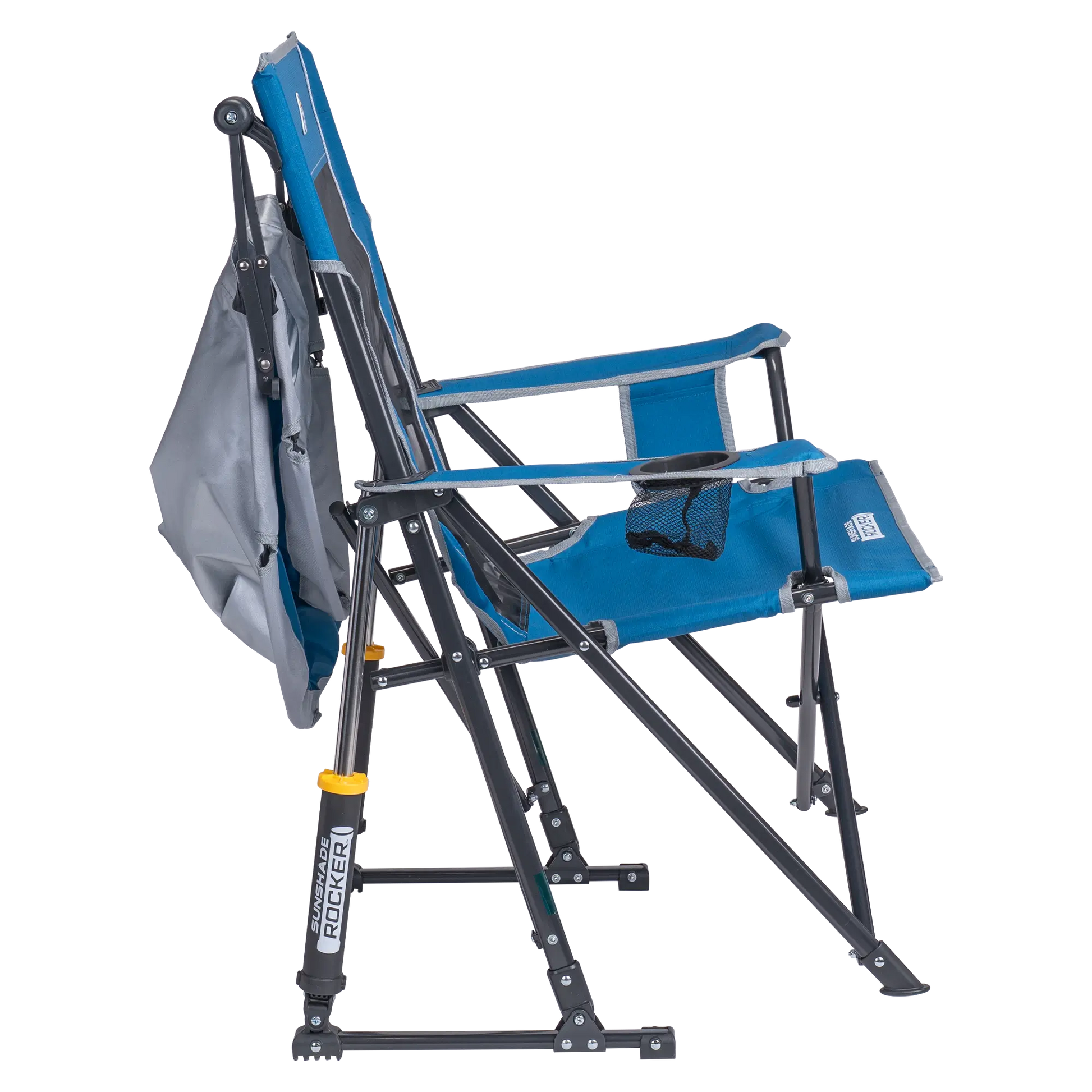 Premium All-Weather SunShade Rocker - Choice 550 - RoadTrip Rocker Smooth Motion Camp Chair Detail