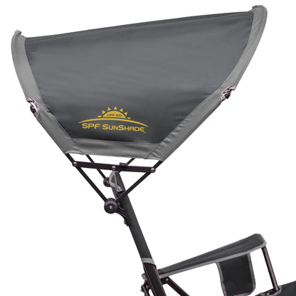 Premium All-Weather SunShade Rocker - Choice 550 - RoadTrip Rocker Smooth Motion Camp Chair Detail