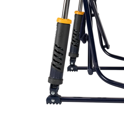 Luxury Camp Freestyle Rocker Elite - Choice 460 - Heavy-Duty Kickback Rocker with Beverage Holder Detail
