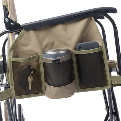 Patented Spring-Action Adjustable Rocker - Choice 573 - Freestyle Rocker Portable Outdoor Folding Chair Detail