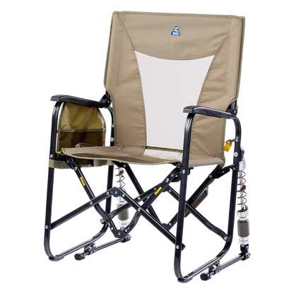 Patented Spring-Action Adjustable Rocker - Choice 573 - Freestyle Rocker Portable Outdoor Folding Chair Detail
