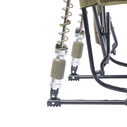Patented Spring-Action Adjustable Rocker - Choice 573 - Freestyle Rocker Portable Outdoor Folding Chair Detail