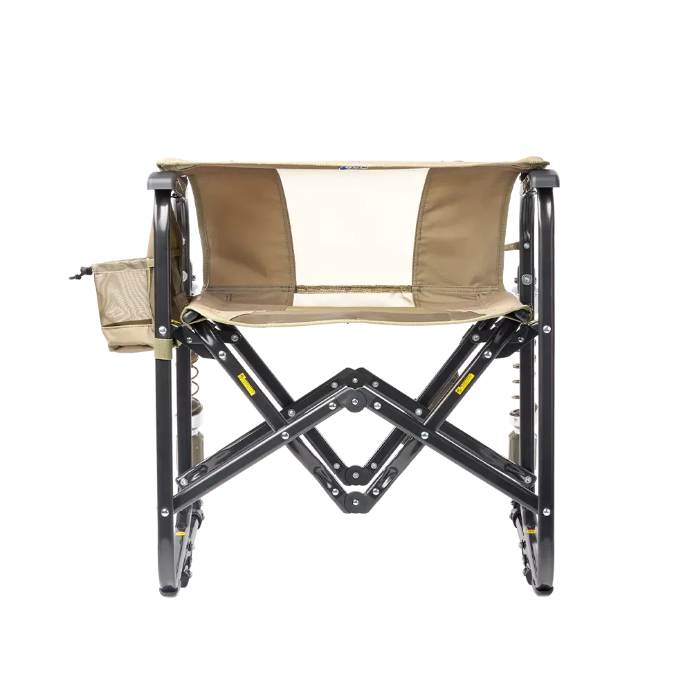 Patented Spring-Action Adjustable Rocker - Choice 573 - Freestyle Rocker Portable Outdoor Folding Chair Detail