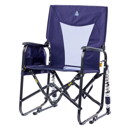 Patented Spring-Action Adjustable Rocker - Choice 573 - Freestyle Rocker Portable Outdoor Folding Chair Detail