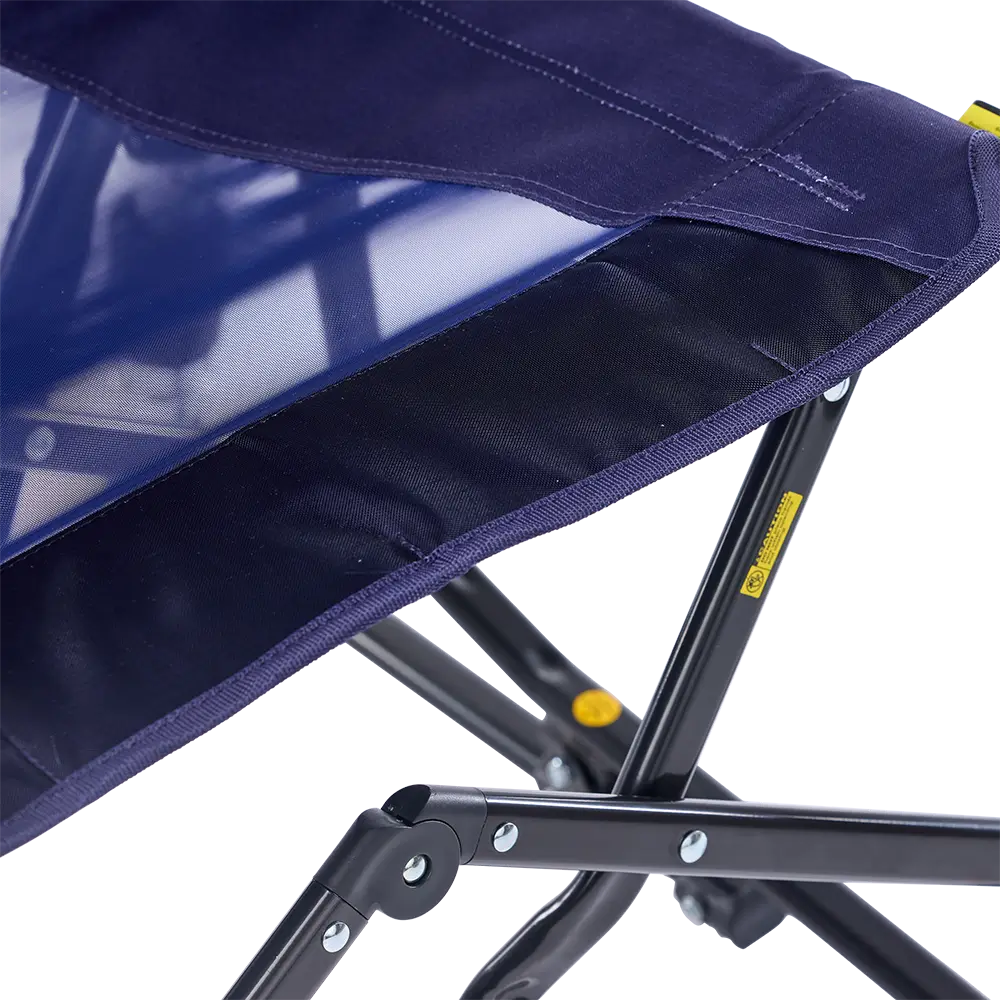 Patented Spring-Action Adjustable Rocker - Choice 573 - Freestyle Rocker Portable Outdoor Folding Chair Detail