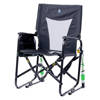 Patented Spring-Action Adjustable Rocker - Choice 573 - Freestyle Rocker Portable Outdoor Folding Chair Detail
