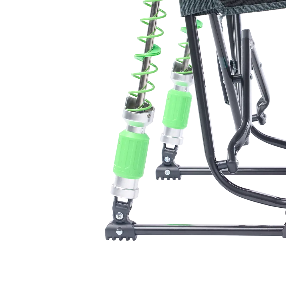Patented Spring-Action Adjustable Rocker - Choice 573 - Freestyle Rocker Portable Outdoor Folding Chair Detail