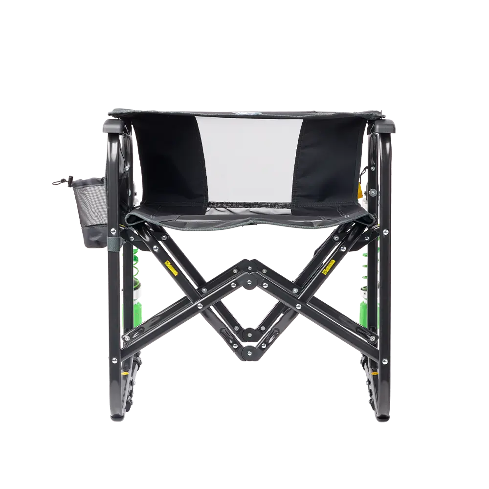 Patented Spring-Action Adjustable Rocker - Choice 573 - Freestyle Rocker Portable Outdoor Folding Chair Detail