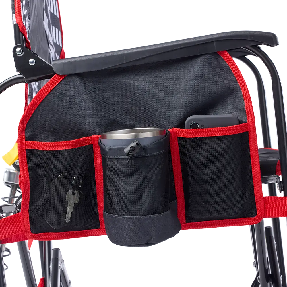 Patented Spring-Action Adjustable Rocker - Choice 573 - Freestyle Rocker Portable Outdoor Folding Chair Detail