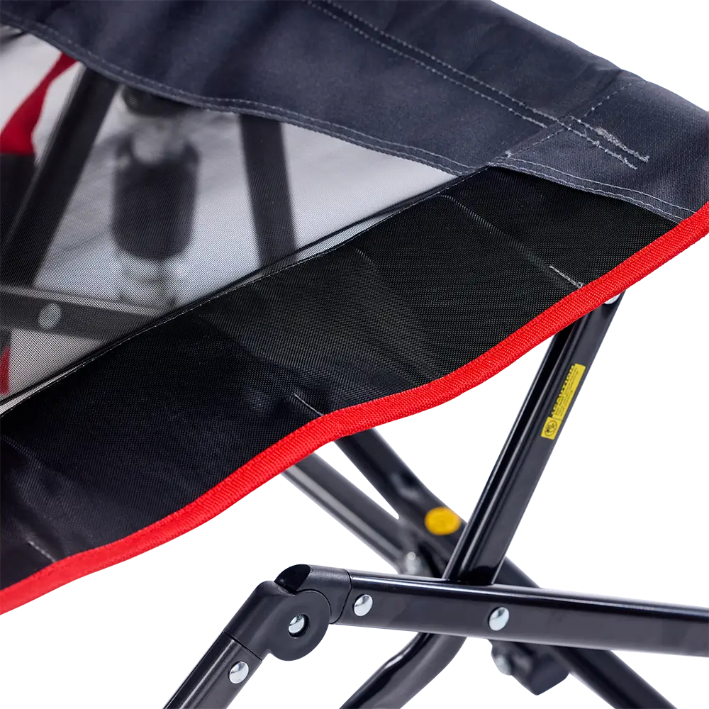 Patented Spring-Action Adjustable Rocker - Choice 573 - Freestyle Rocker Portable Outdoor Folding Chair Detail