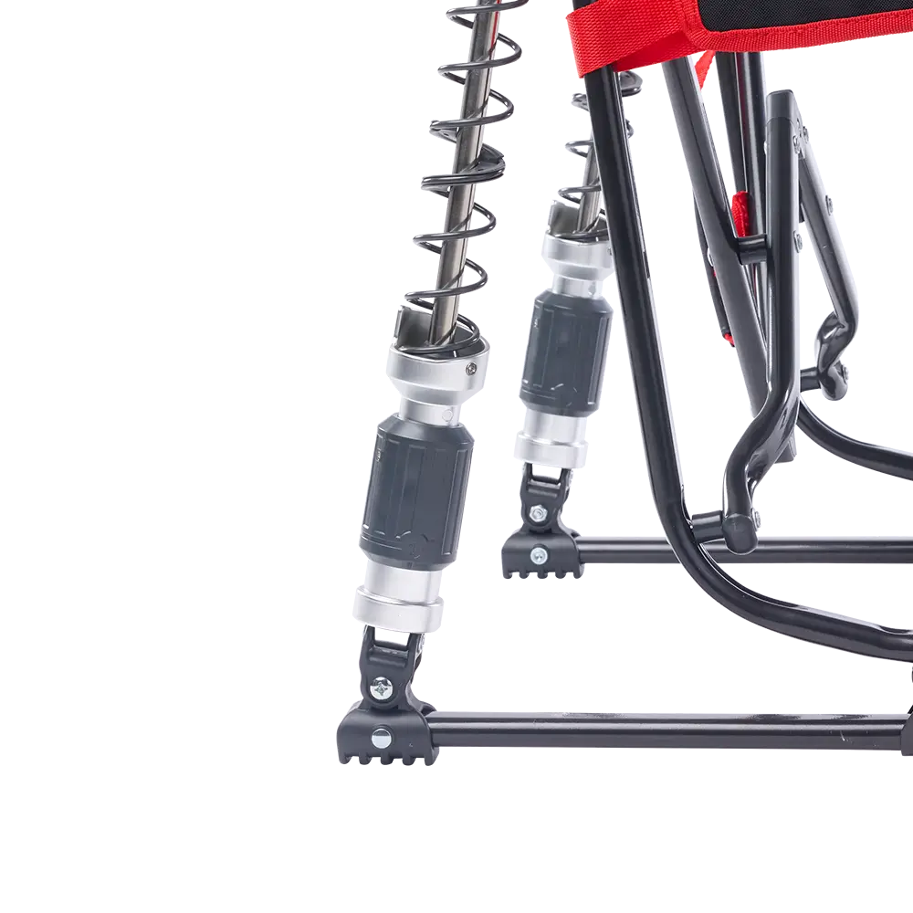 Patented Spring-Action Adjustable Rocker - Choice 573 - Freestyle Rocker Portable Outdoor Folding Chair Detail