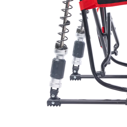 Patented Spring-Action Adjustable Rocker - Choice 573 - Freestyle Rocker Portable Outdoor Folding Chair Detail
