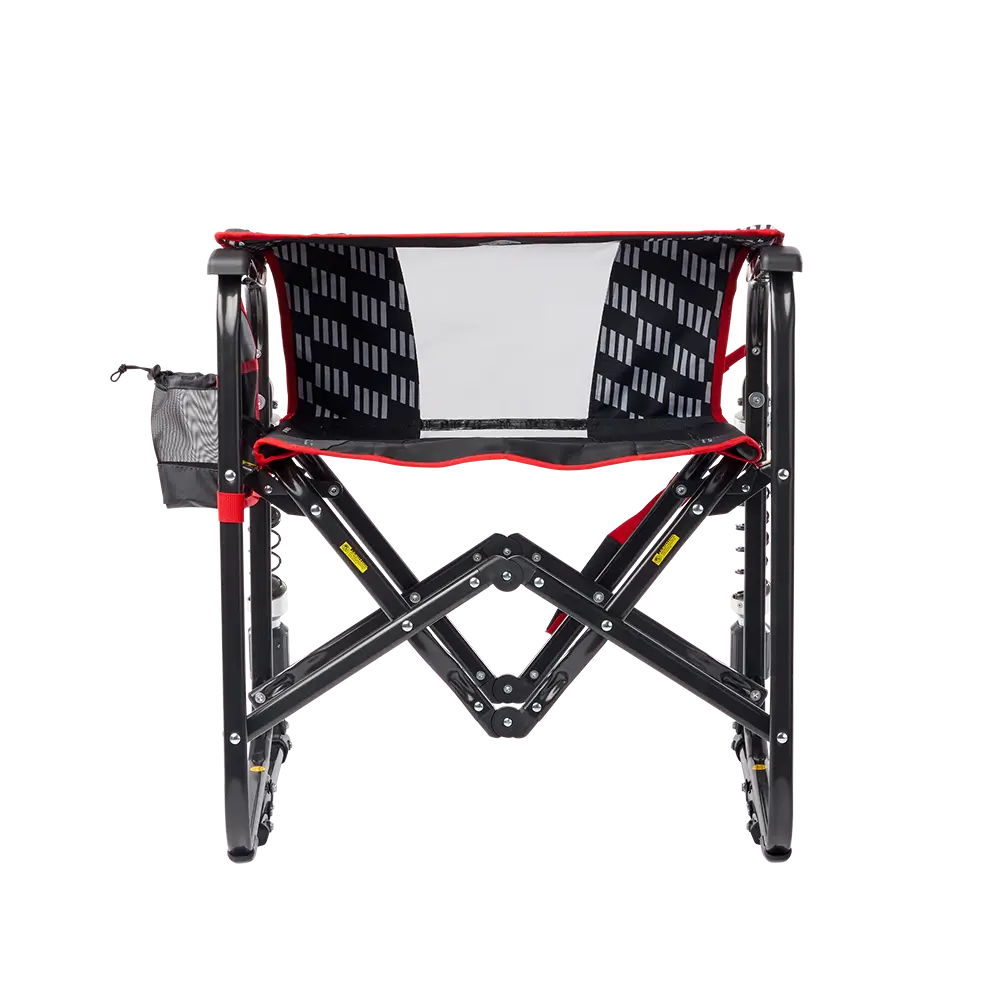 Patented Spring-Action Adjustable Rocker - Choice 573 - Freestyle Rocker Portable Outdoor Folding Chair Detail